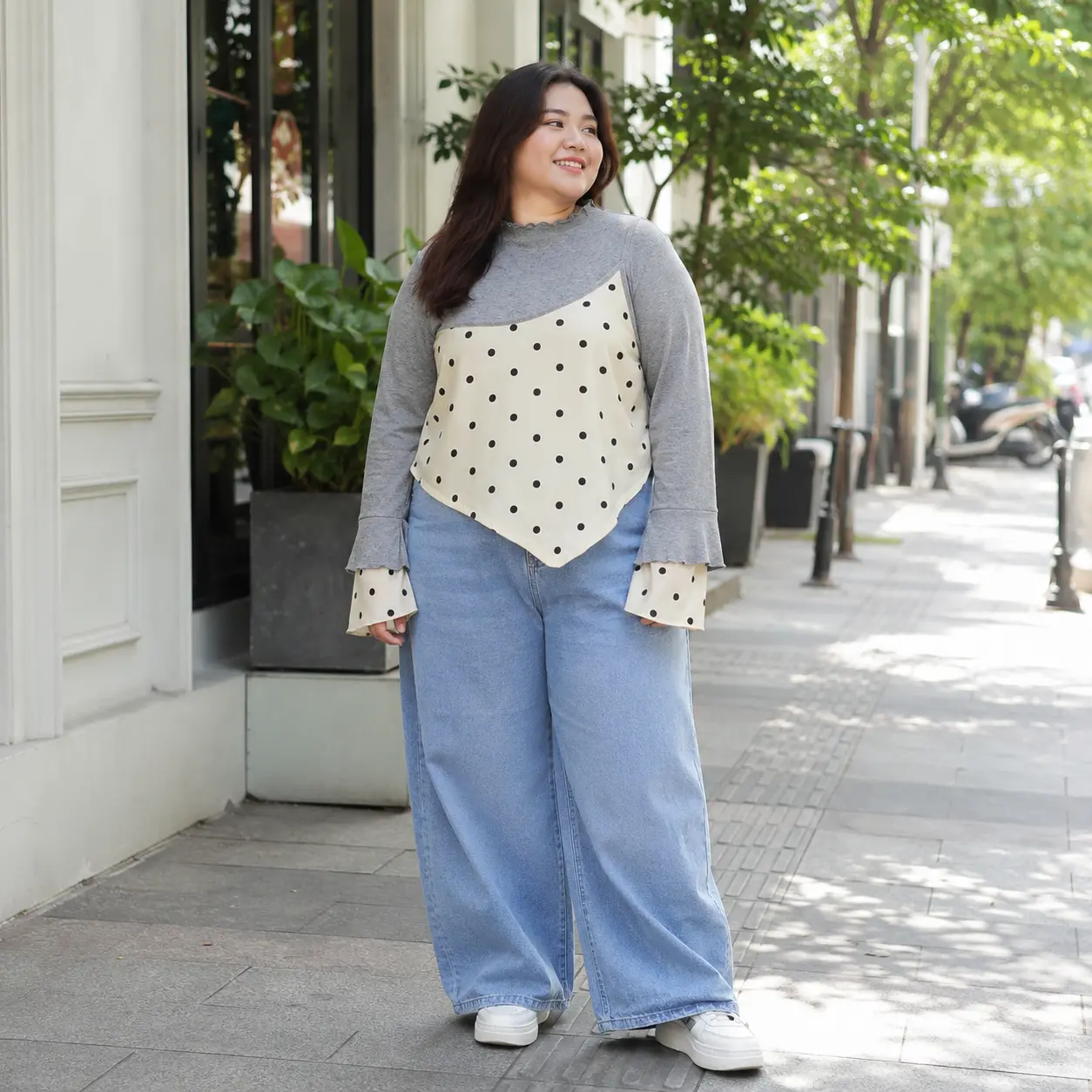HARITINI - BLOUSE JUMBO KOREA TERBARU